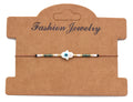 Japan Miyuki Imported Rice Beads White Shell Hansa Fatima Hand-Woven Bracelet