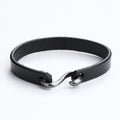 Hook Shaped Bangle Retro Simple Cowhide Leather Bracelet Men'S And Women'S Bracelets