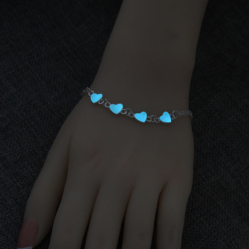 Four Hearts Luminous Love Bracelet