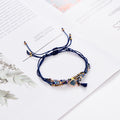 Geometric Design Crystal Pick Stone Bracelet