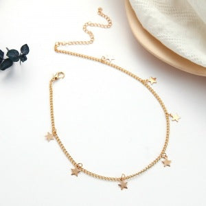 European And American Fashion Clavicle Chain Popular Handmade Pentagonal Star Pendant Necklace