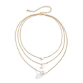 Creative Multi-Layer Geometric Thin Chain Necklace