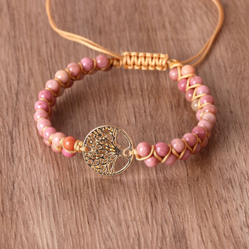 Natural Agate Beads Yoga Friendship Lover Bracelet