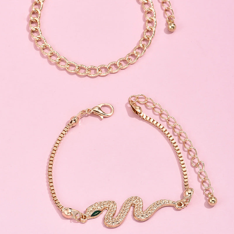 Personalized Women's Bangle Bracelet Combination Set Series Popular Fashion New