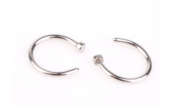 Medical Stainless Steel False Nose Ring