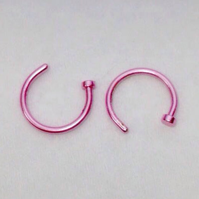 Medical Stainless Steel False Nose Ring