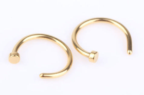 Medical Stainless Steel False Nose Ring