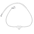 Love Lady Stainless Steel Clavicle Bracelet Gold Plated