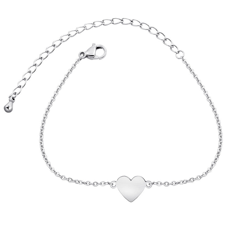 Love Lady Stainless Steel Clavicle Bracelet Gold Plated