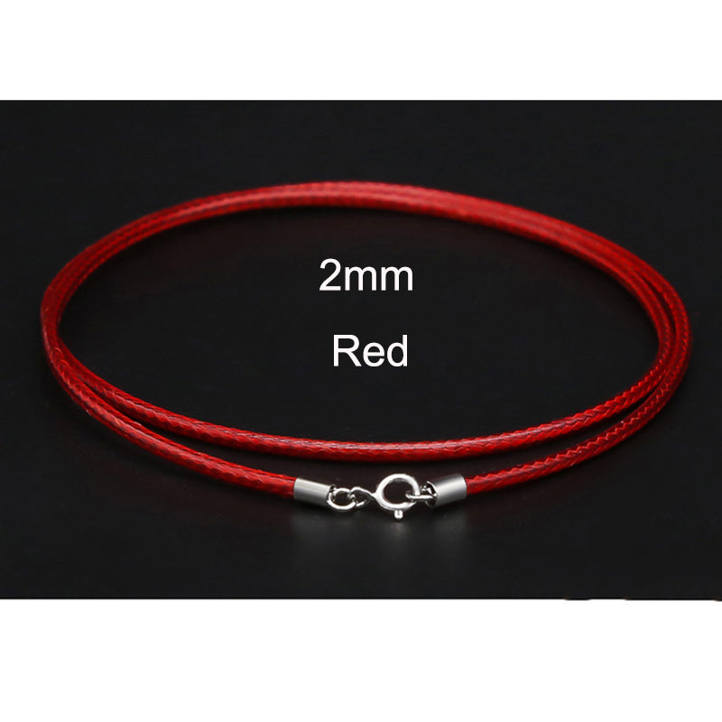 Simple And Fashionable Red And Black Lanyard