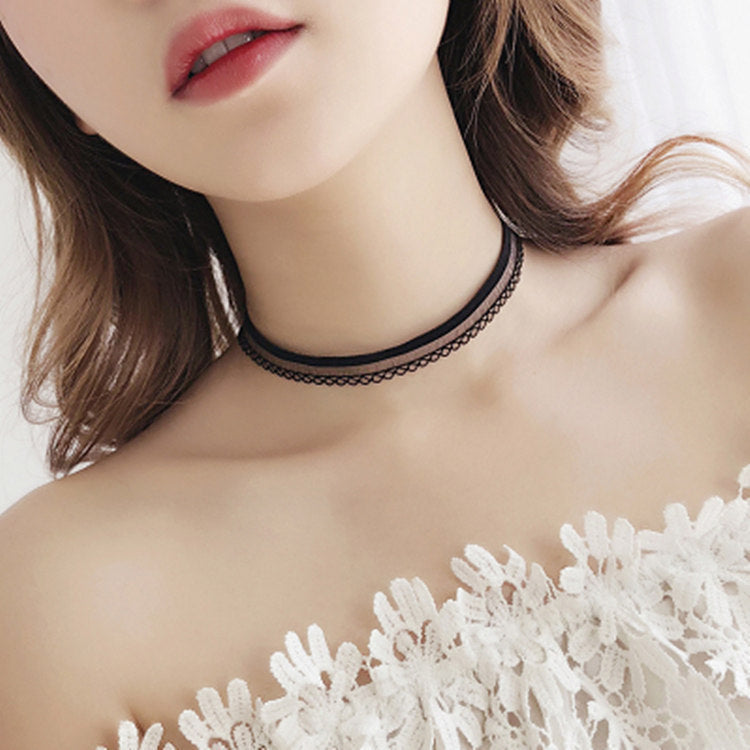 Lace Collar Female Clavicle Chain Necklace