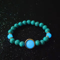 Turquoise Luminous Beaded Bracelet Bracelet