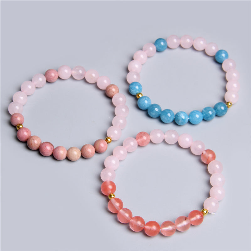 Natural Crystal Elastic Bracelet