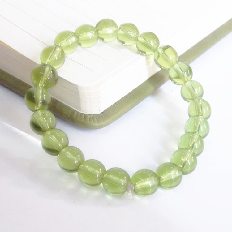 Fashion Beaded Bracelet Bracelet Wholesale 8mm Glass Bead Bracelet Guangdong Small Jewelry Wholesale Store Promotion