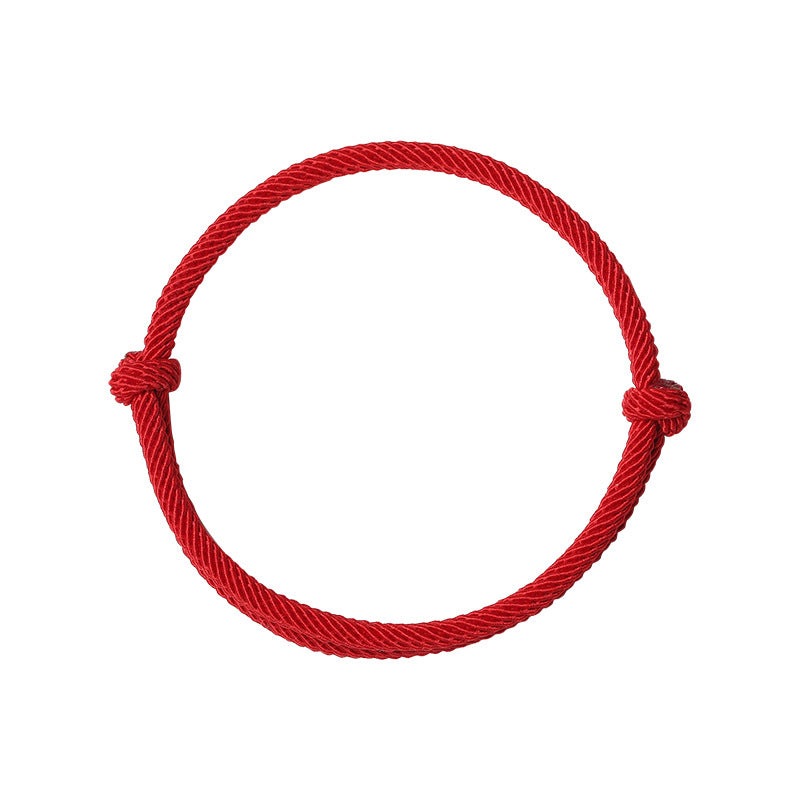 Red Rope Hand Rope Female Natal Year Bracelet Braided Rope Male Couple Bracelet