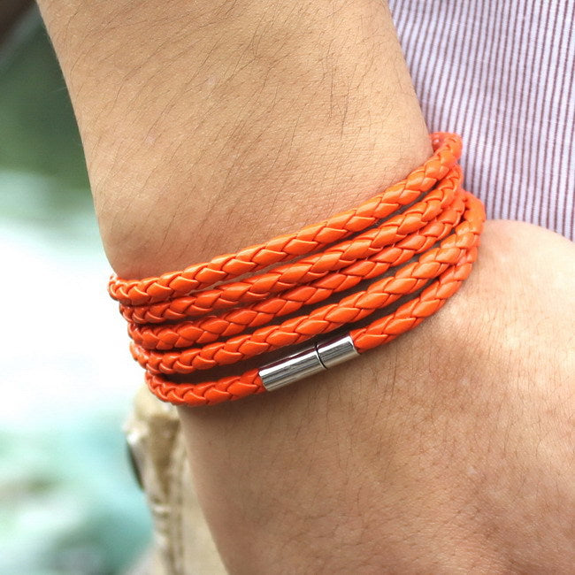 Punk Style,  Multilayer Leather Bracelet For Couples