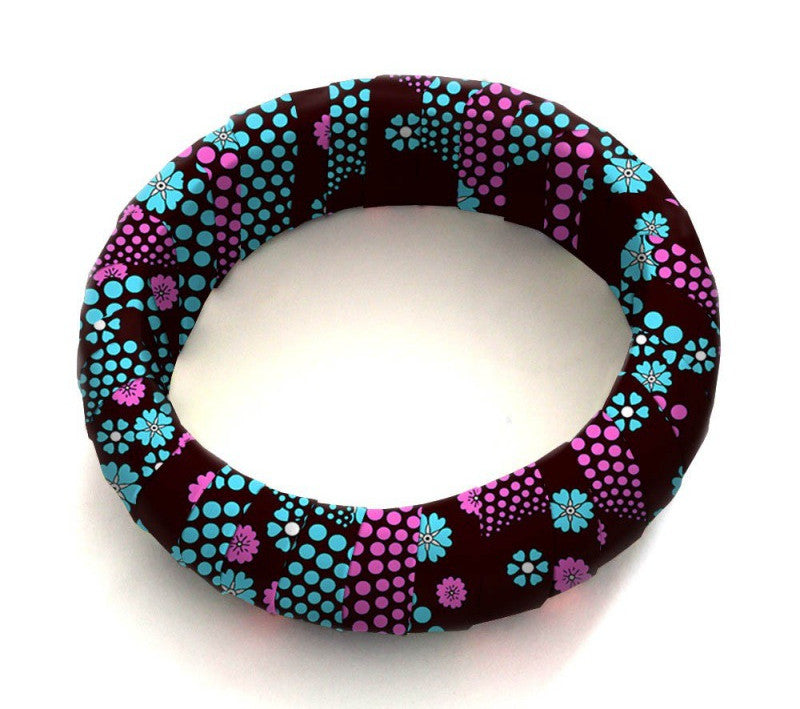 Hot Selling African Ethnic Print Retro Exaggerated Bracelet