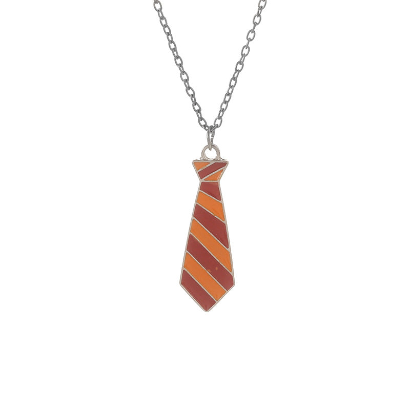 Tie Pendant Necklace Tie Keychain