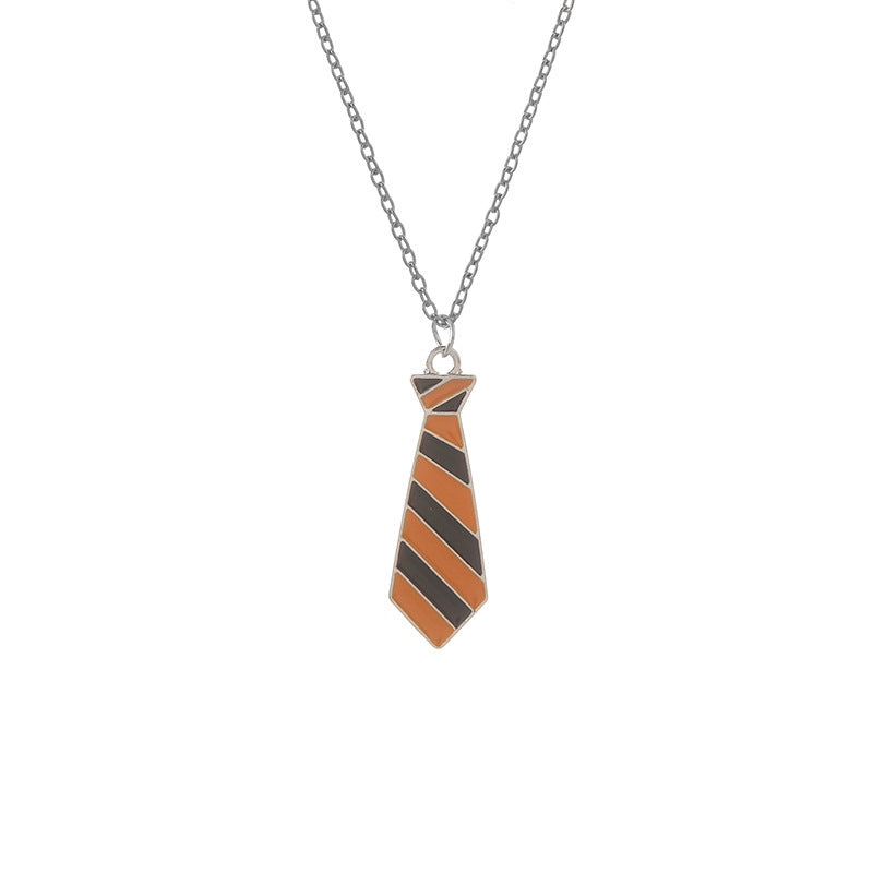 Tie Pendant Necklace Tie Keychain