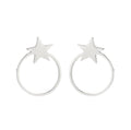 Stainless Steel New Earrings Simple Geometric Round