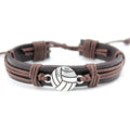 Tennis Hand-woven Cowhide Bracelet, First Layer Leather Bracelet