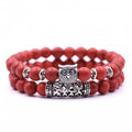 Natural Stone Intuitive Owl Bracelet