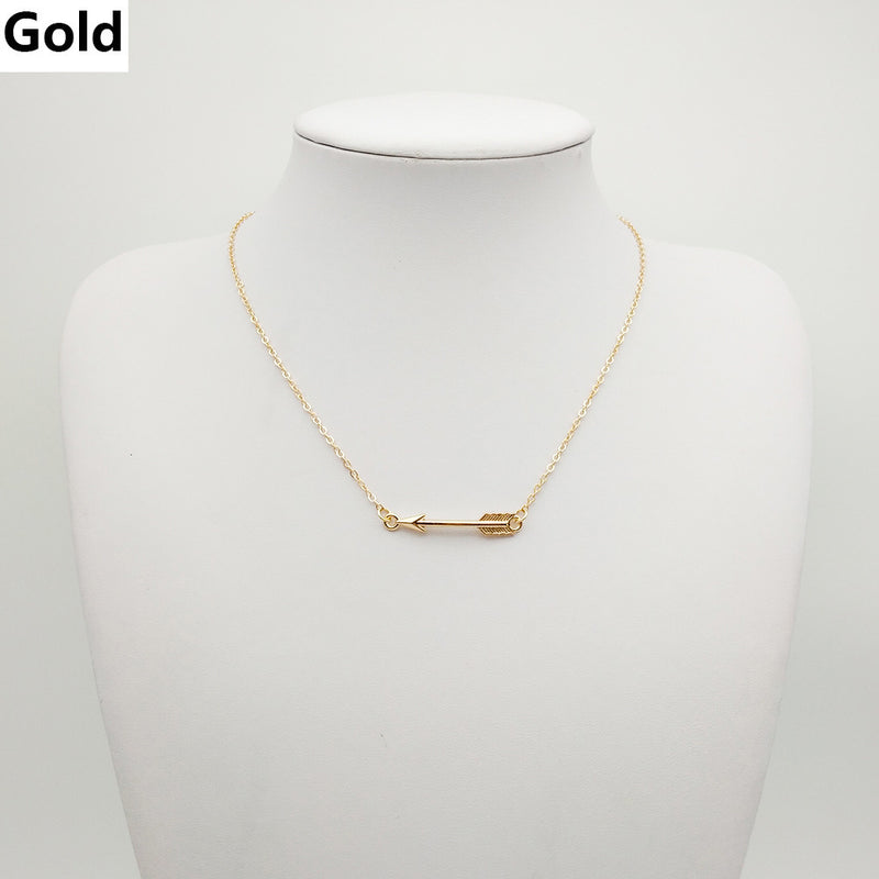 Retro And Simple, Alloy Arrow Necklace, Ladies Sweater Chain