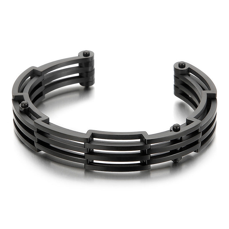 Titanium Steel Motorcycle Men's Simple Bracelet