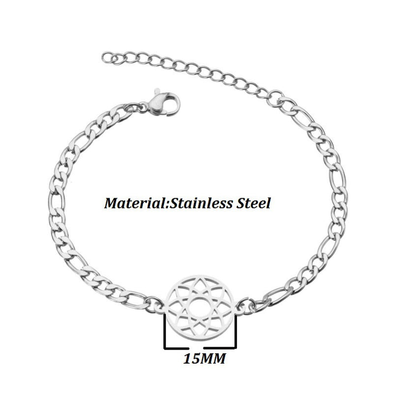 European And American Style Stainless Steel Skull Bracelet Ladies Simple