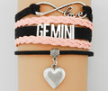 Love 12 constellation bracelet