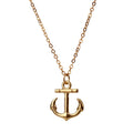 Anchor-shaped cross alloy ladies necklace