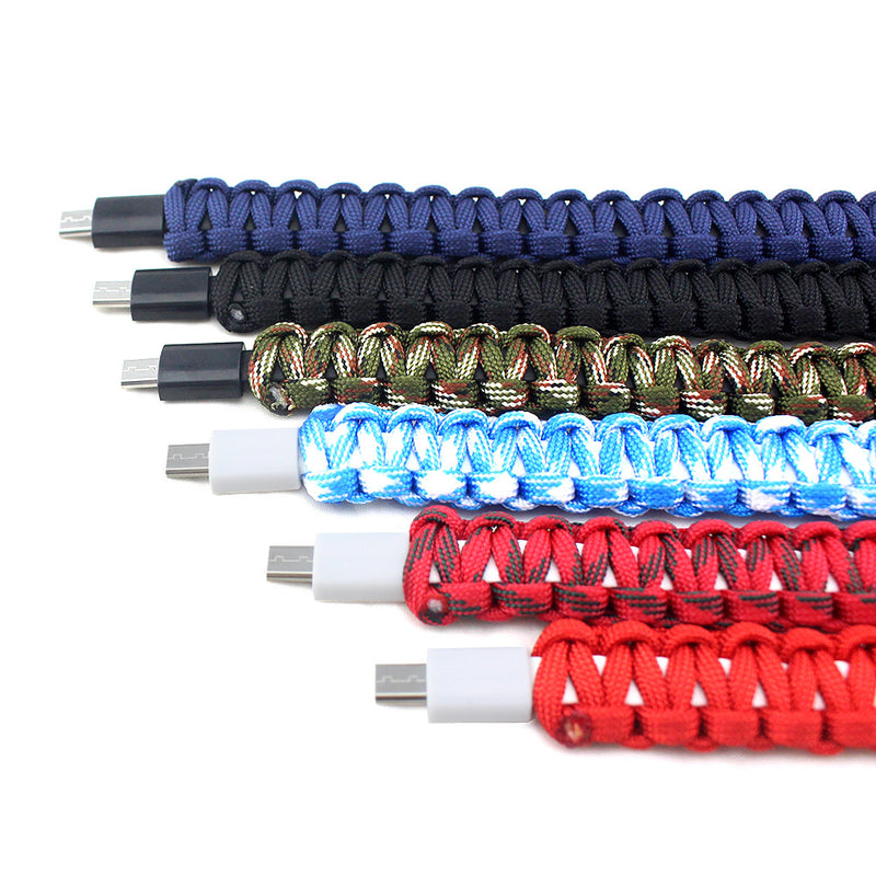 Mobile phone charger line bracelet Multi-function data cable Android USB charging data cable bracelet