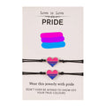 Rainbow Heart Hand Made Wax Knitting Adjustable