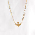 Peace Dove Pearl Necklace Pendant