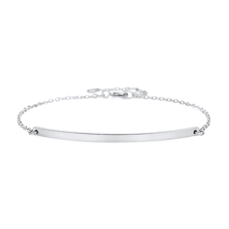 Stainless steel 8 - word bracelet bracelet