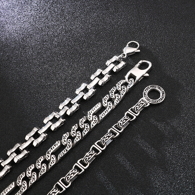 Retro Punk Titanium Steel Men's Bracelet