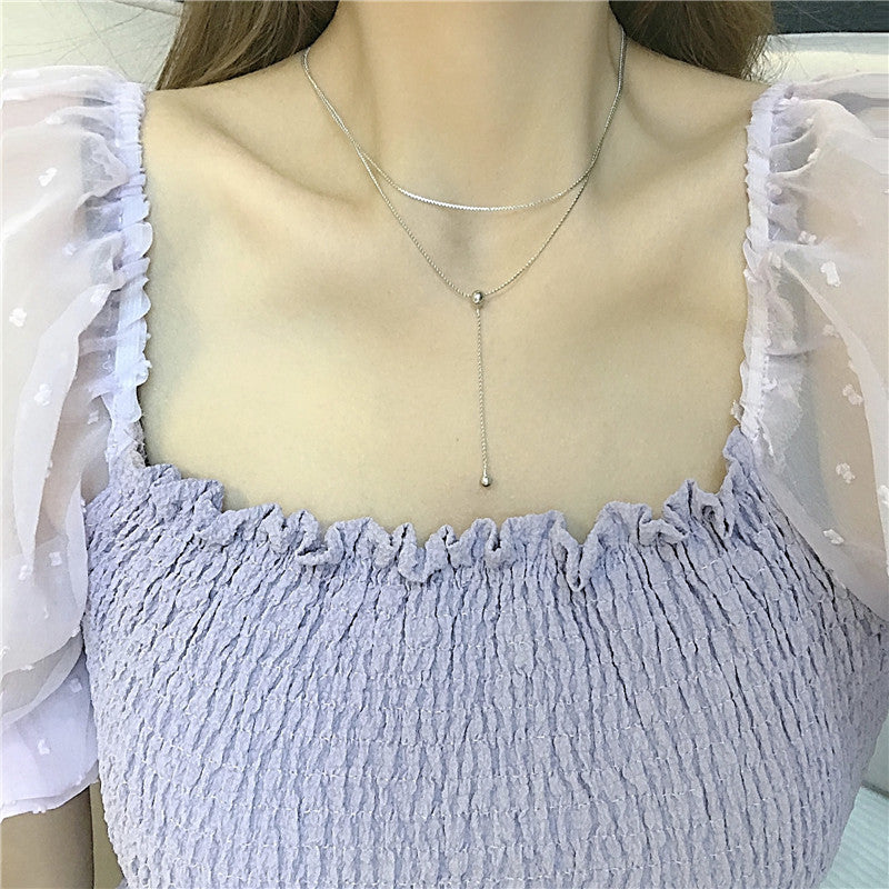 Simple neck jewelry necklace