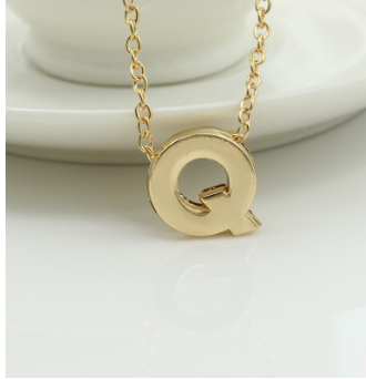 Fashion accessories with 26 letter necklaces Korean version of the clavicle chain