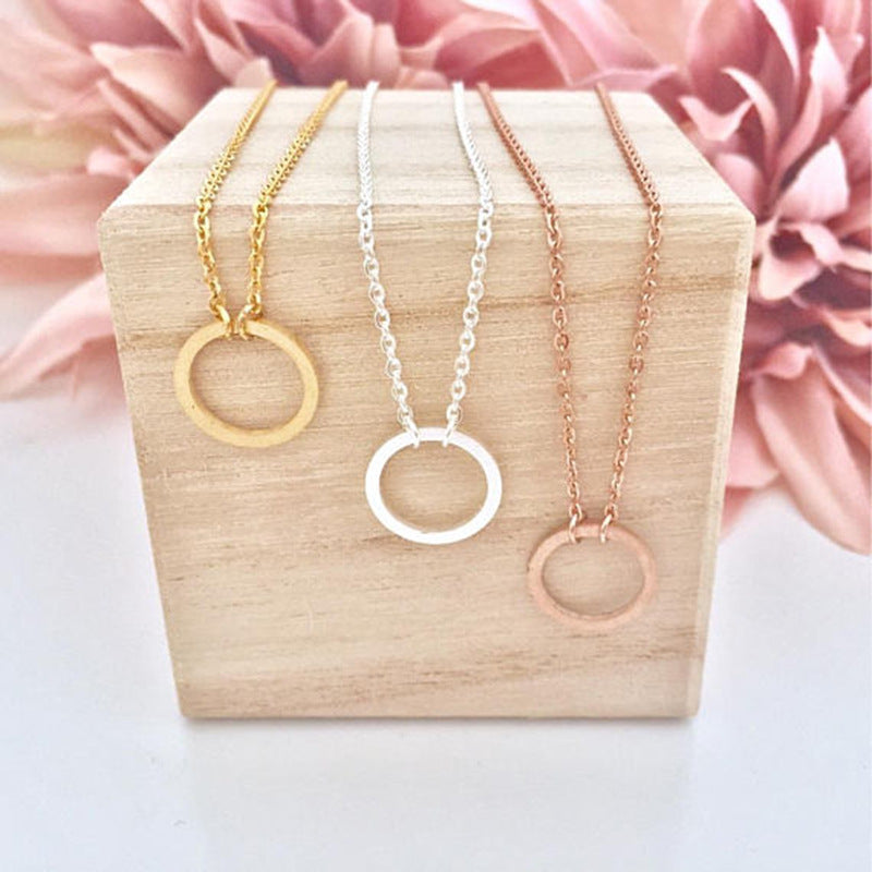 Circle pendant jewelry