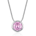 Zircon pendant necklace