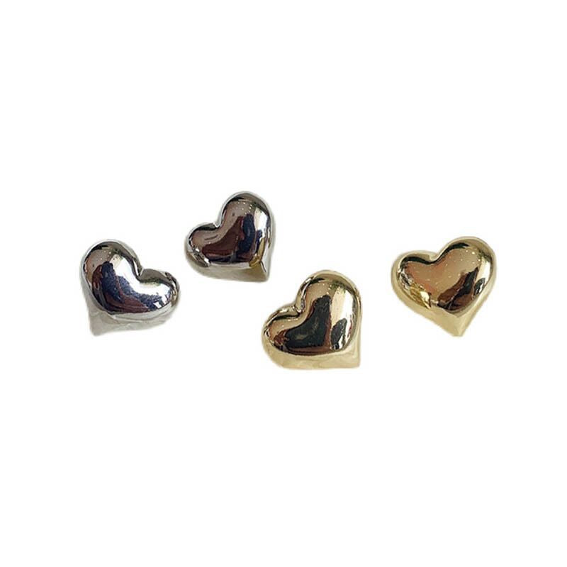 Vintage Design Sense Of Distressed Love Stud Earrings