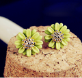 Creative small daisy flower earrings South Korea imported earrings