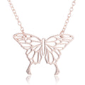 Style hollow butterfly necklace