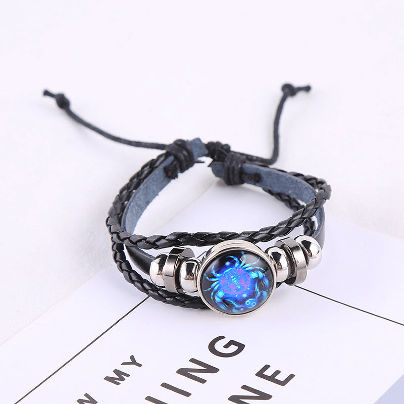 Creative Fashion Trend Twelve Constellation Luminous Bracelet