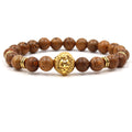 Golden lion bracelet