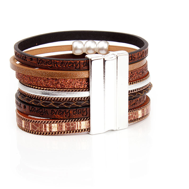 Trendy Retro Hand Woven Bracelet