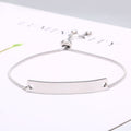 Rectangular accessories retractable adjustable bracelet
