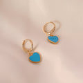 Multicolor drop earrings