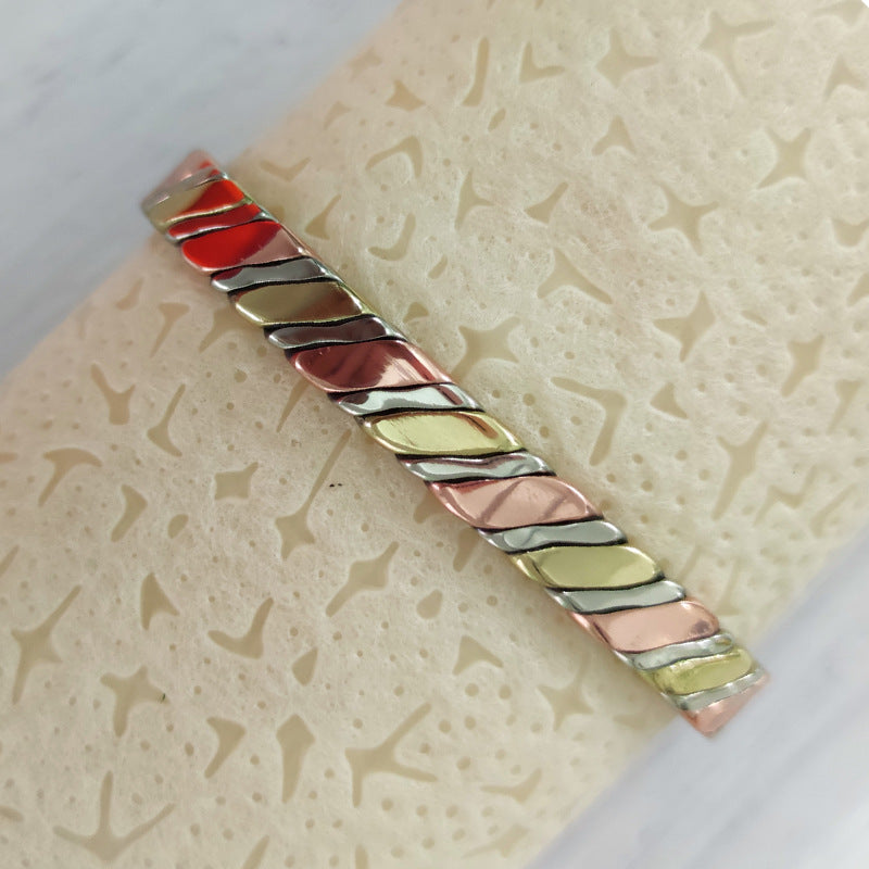 Adjustable magnetic therapy bracelet