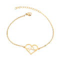 Stainless steel ECG bracelet female